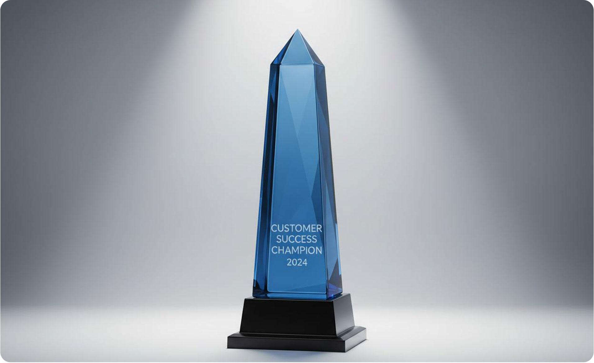 Customer Success Award trophy