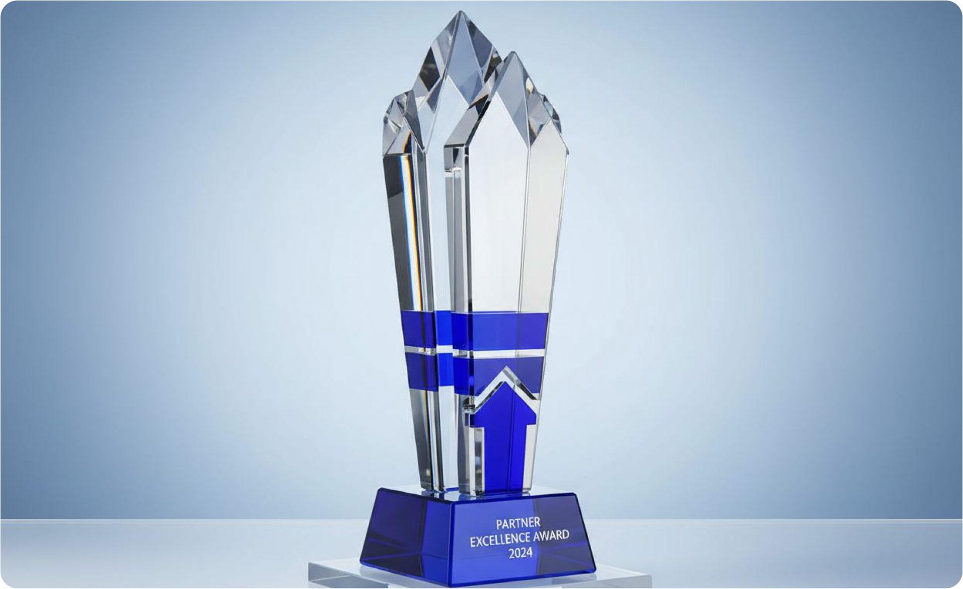 Partner Excellence Award trophy